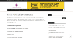 Desktop Screenshot of chromecrashes.com